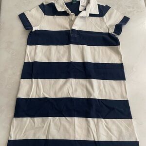 Crewcuts Navy and White Polo Dress